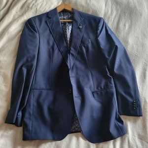 Ted Baker London Endurance 2-pc Suit Blue 40R 33-30 Only Worn Twice! Orig. $800